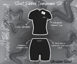“OBSIDIAN BLACK” SHORT RIB SET