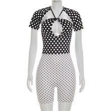 Load image into Gallery viewer, Polka Dot Baddie one piece
