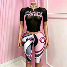 Load image into Gallery viewer, “Barbie Illusion” Two Piece Capri Set
