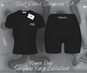 “OBSIDIAN BLACK” SHORT RIB SET