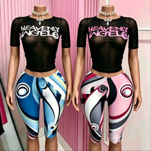 Load image into Gallery viewer, “Barbie Illusion” Two Piece Capri Set
