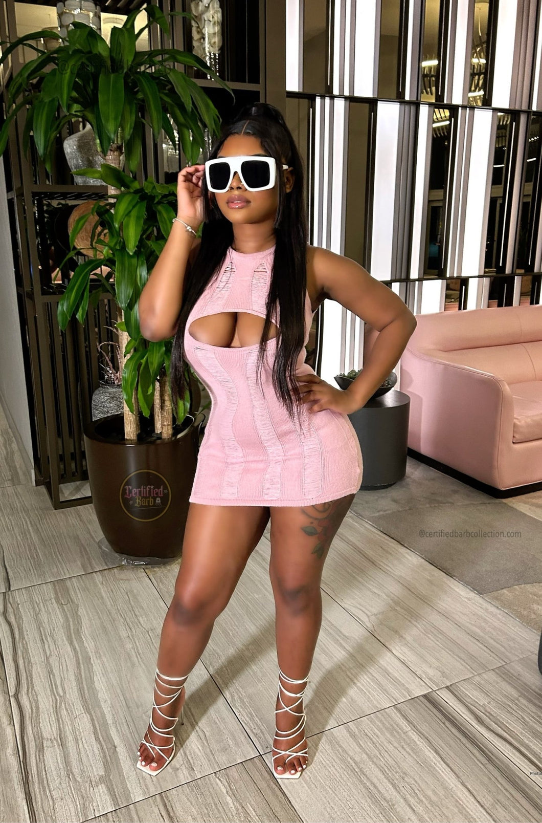 “Blossom”Distress Dress - Certified Barb Collection