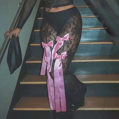 “Bowtie” Lace trousers🎀 - Certified Barb Collection