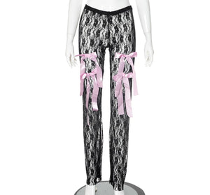 “Bowtie” Lace trousers🎀 - Certified Barb Collection
