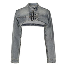 Load image into Gallery viewer, “Buckle Up”Denim Skirt Set - Certified Barb Collection
