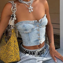 Load image into Gallery viewer, Denim Top - Certified Barb Collection
