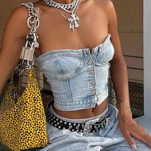 Denim Top - Certified Barb Collection