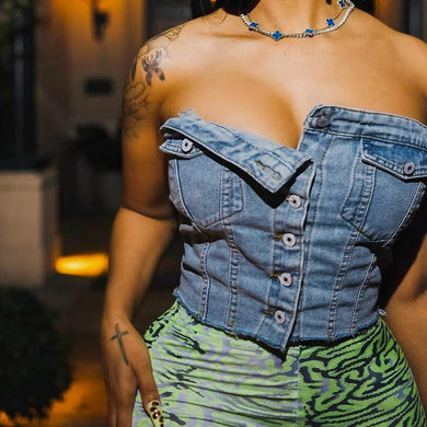 Denim Top - Certified Barb Collection