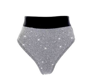 High Waisted Shiny Shorts - Certified Barb Collection